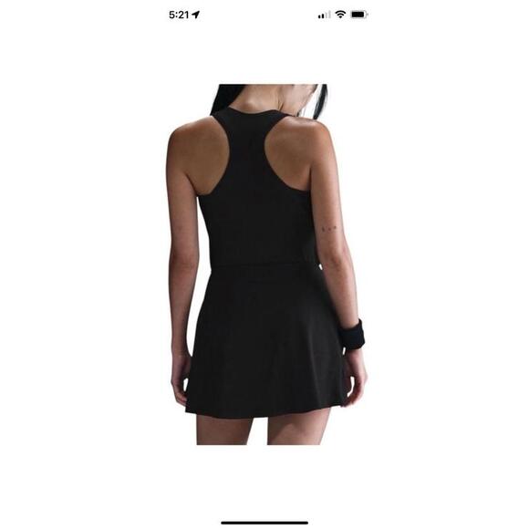 $85 Nike Women’s Court Dri-Fit Victory Tennis Dress XS NEW FQ1780 BLACK - Picture 5 of 8